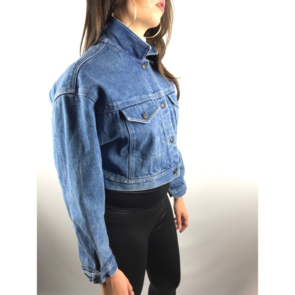 *SOLD***CALVIN KLEIN SPORT cropped denim jacket - Picture 2 of 8